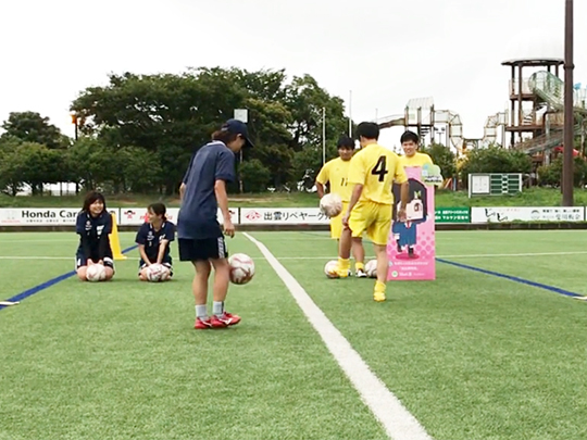 出雲市の女子サッカーチーム「ディオッサ出雲」さんとのコラボ